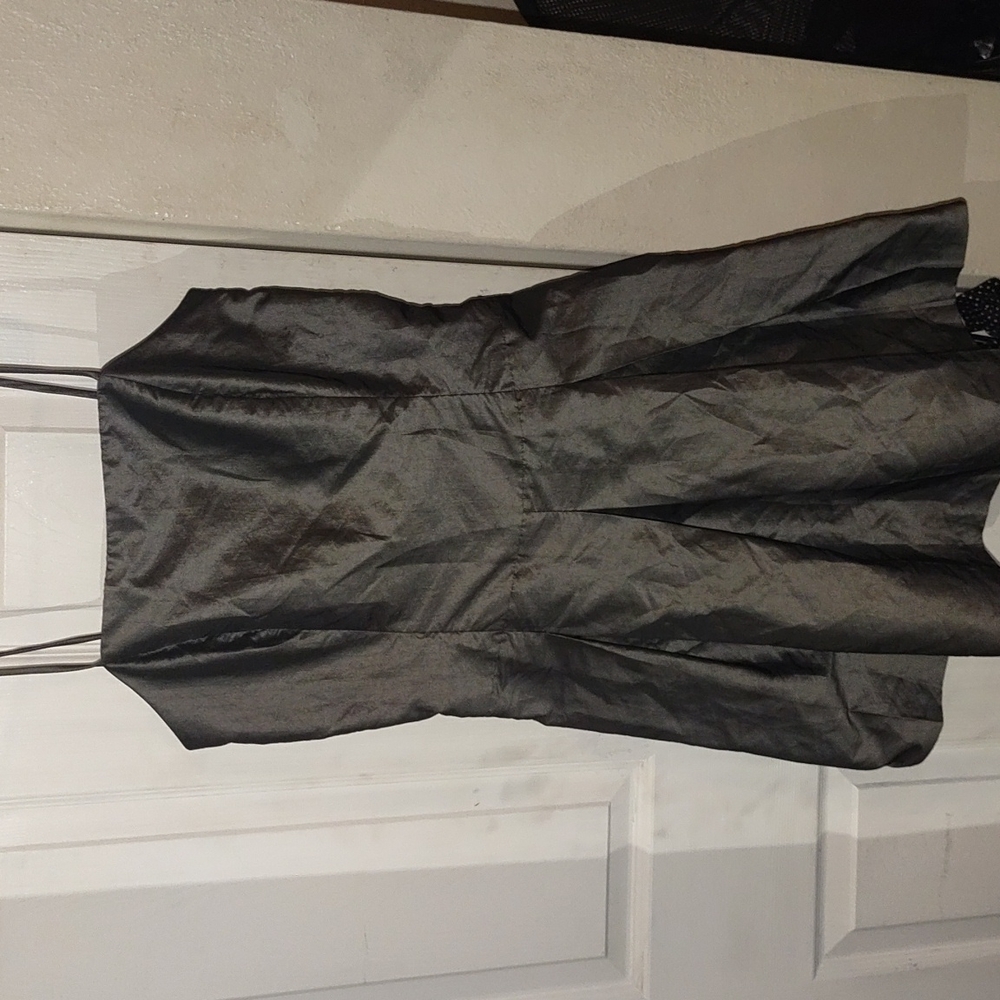 Rare Space Age Vintage 90s Express Irridescent Parachute Dress - Size 7